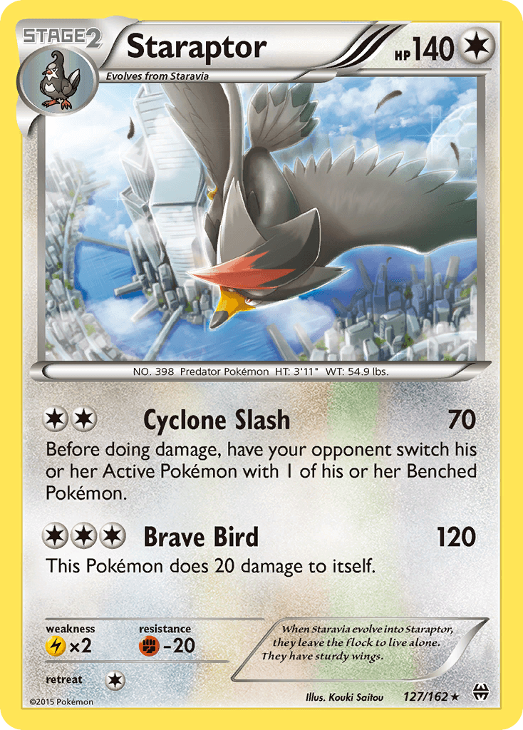 Staraptor BREAKthrough card