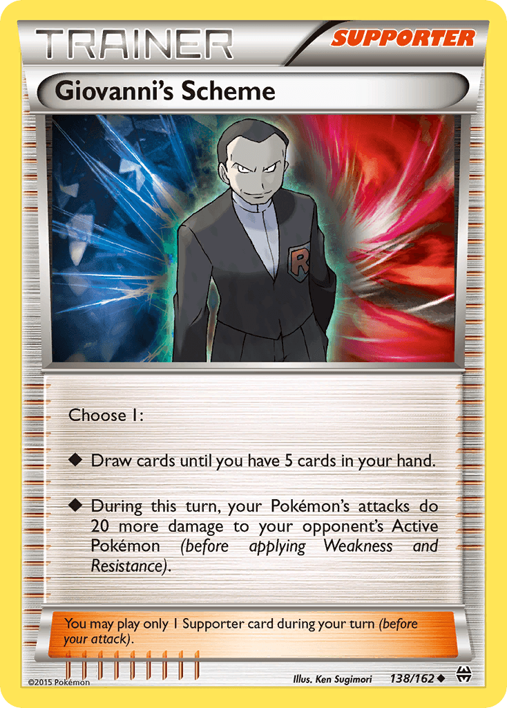 Giovanni's Scheme BREAKthrough card