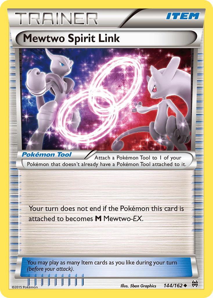 Mewtwo Spirit Link BREAKthrough card