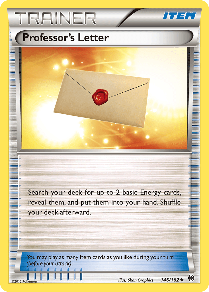 Professor's Letter BREAKthrough card