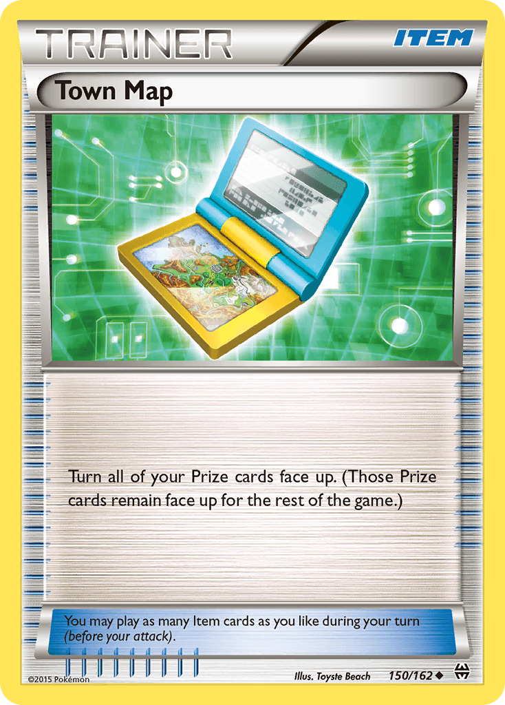 Town Map BREAKthrough card
