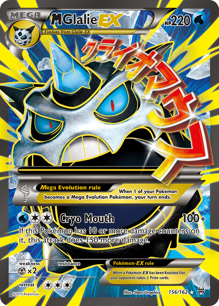 M Glalie-EX BREAKthrough card