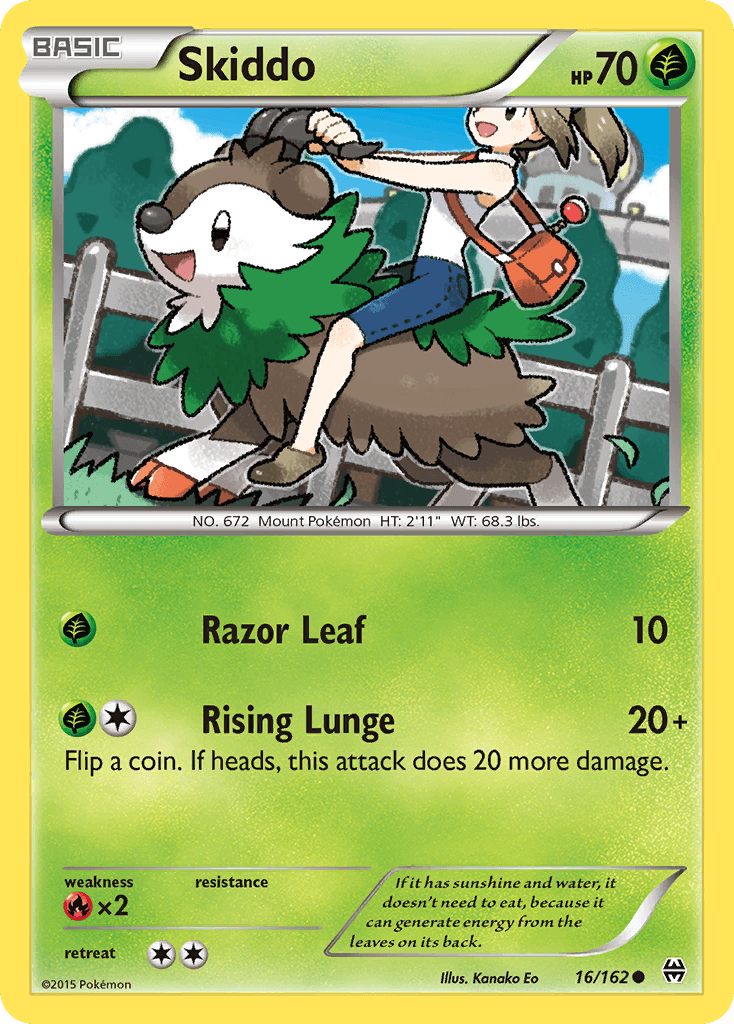 Skiddo BREAKthrough card