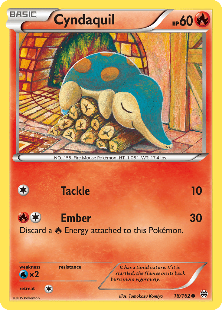 Cyndaquil BREAKthrough card