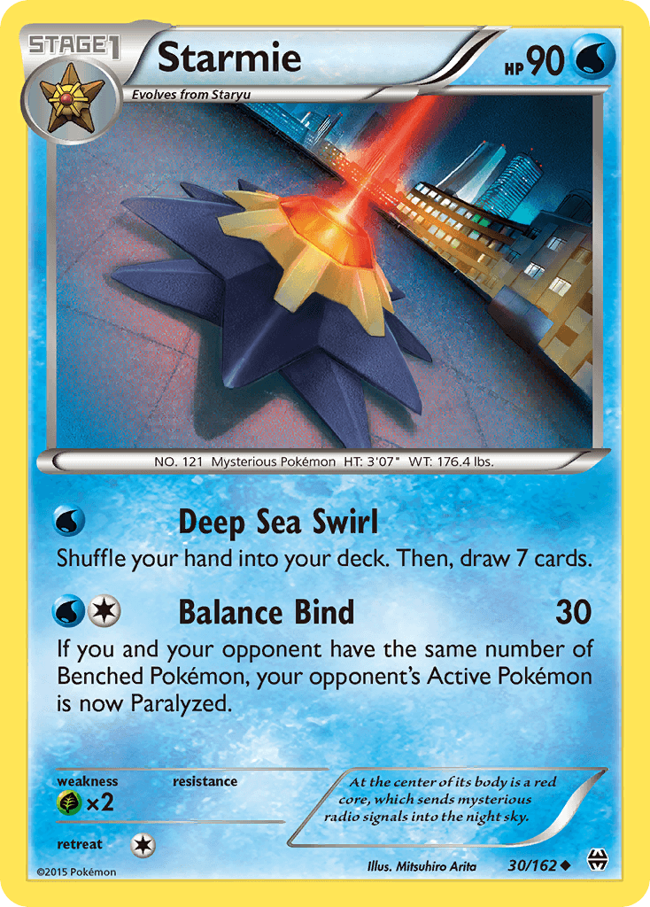 Starmie BREAKthrough card