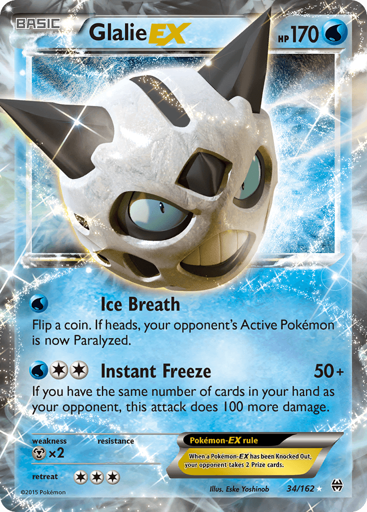 Glalie-EX BREAKthrough card