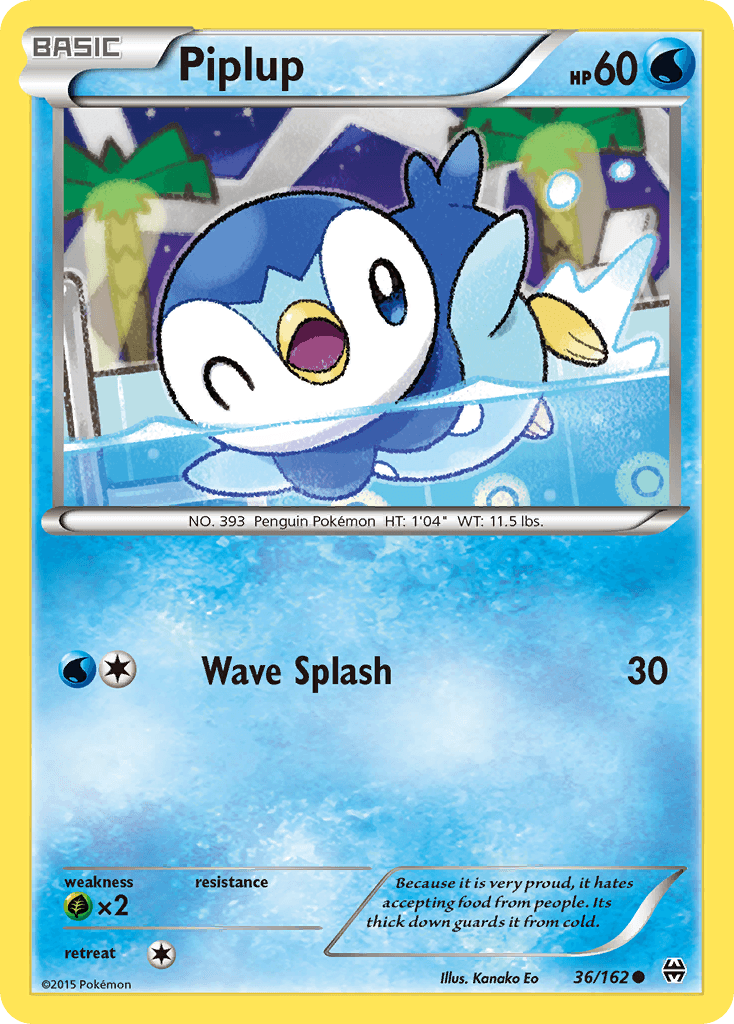 Piplup BREAKthrough card