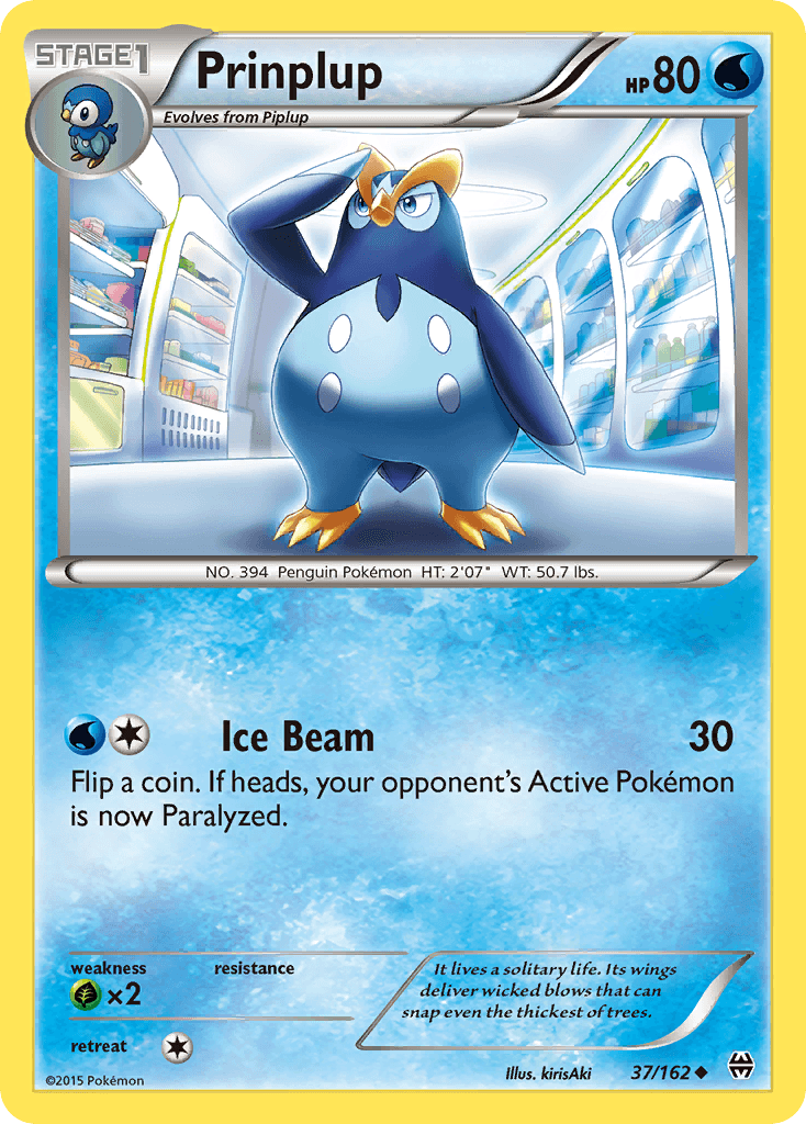 Prinplup BREAKthrough card