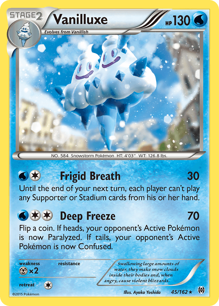 Vanilluxe BREAKthrough card