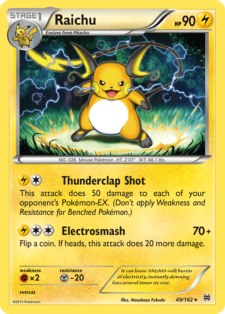 Raichu BREAKthrough card