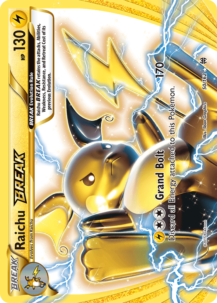 Raichu BREAK BREAKthrough card
