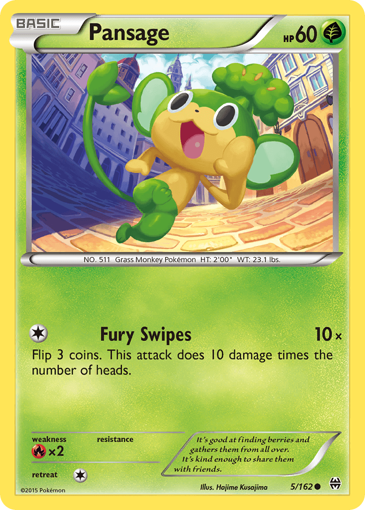 Pansage BREAKthrough card