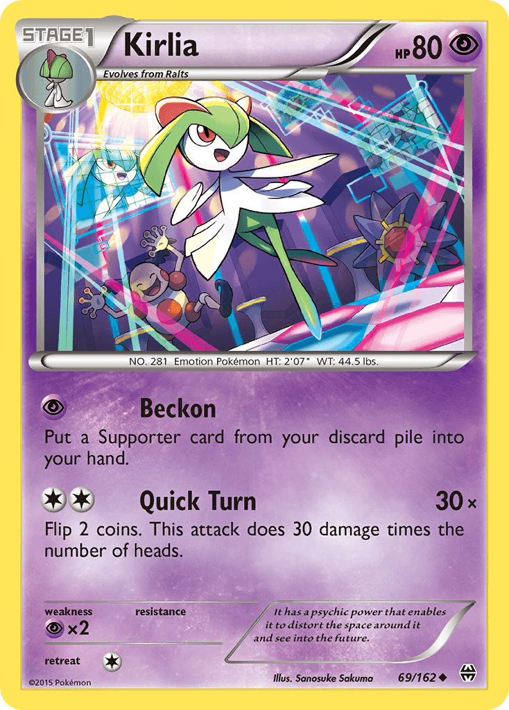 Kirlia BREAKthrough card