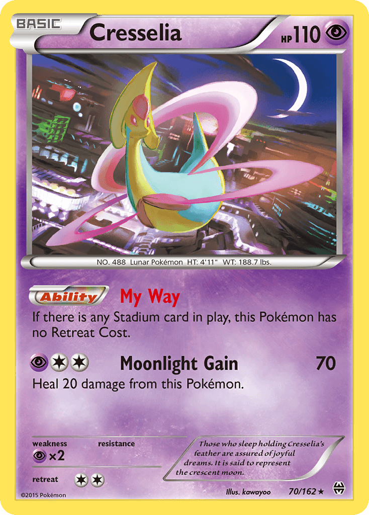 Cresselia BREAKthrough card