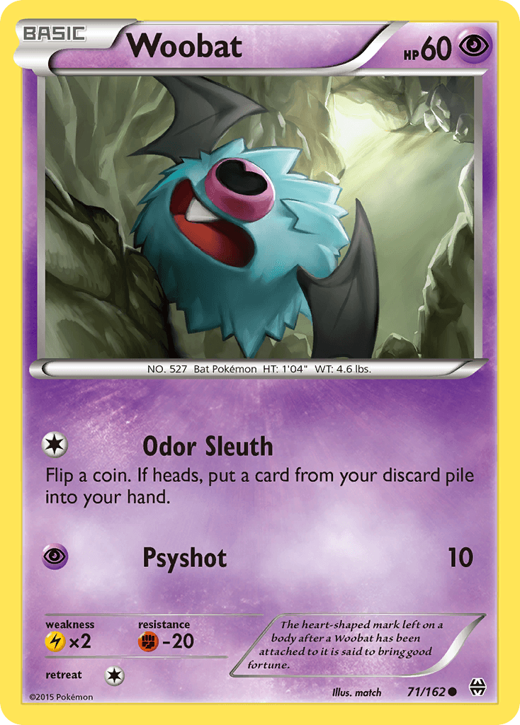 Woobat BREAKthrough card