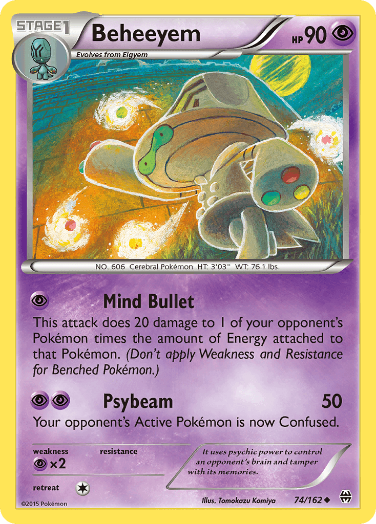 Beheeyem BREAKthrough card