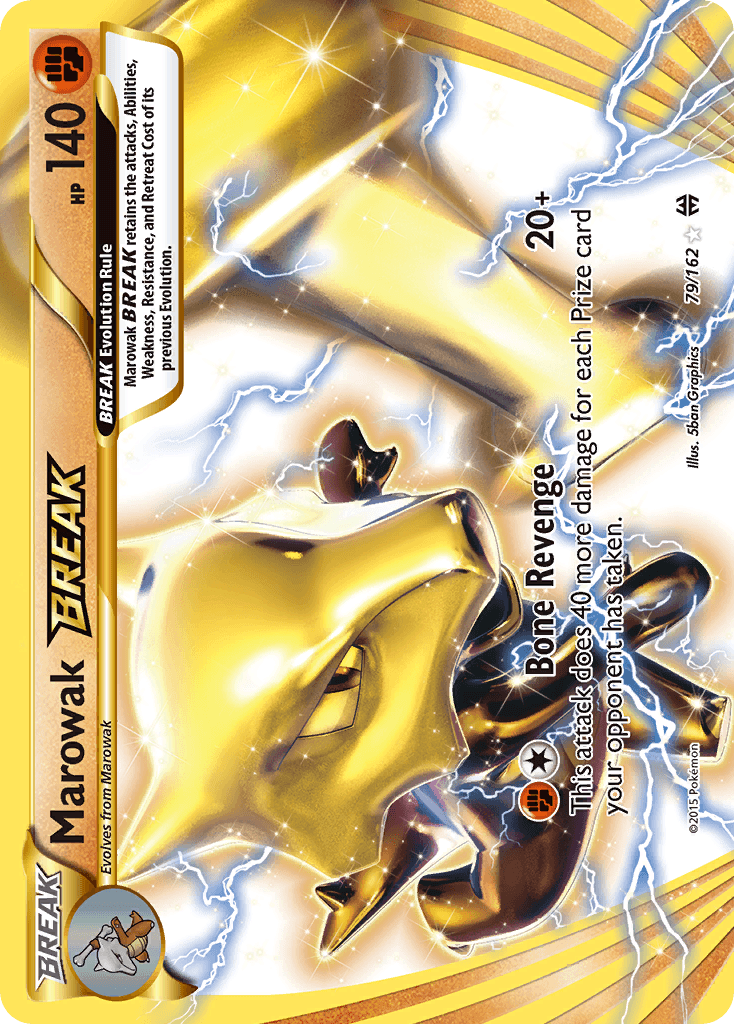 Marowak BREAK BREAKthrough card