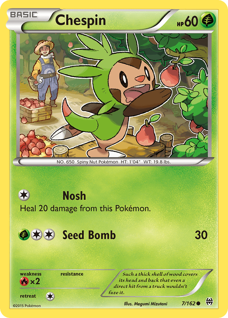 Chespin BREAKthrough card