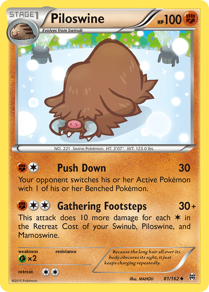 Piloswine BREAKthrough card