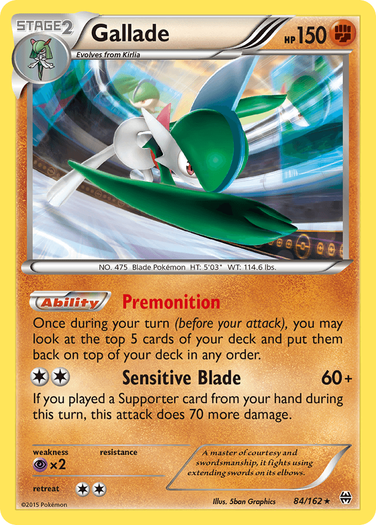 Gallade BREAKthrough card