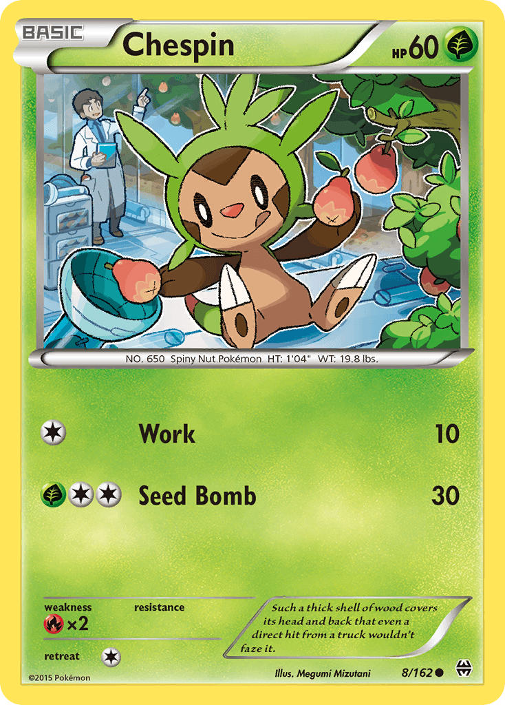 Chespin BREAKthrough card