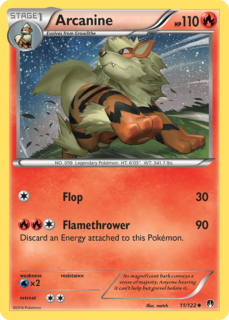 Arcanine BREAKpoint card