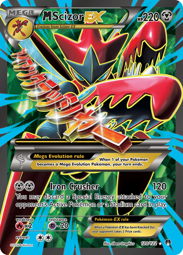 M Scizor-EX BREAKpoint card