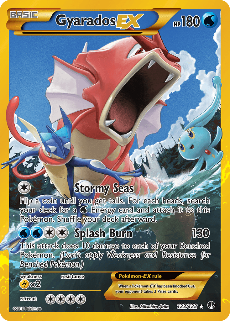 Gyarados-EX BREAKpoint card
