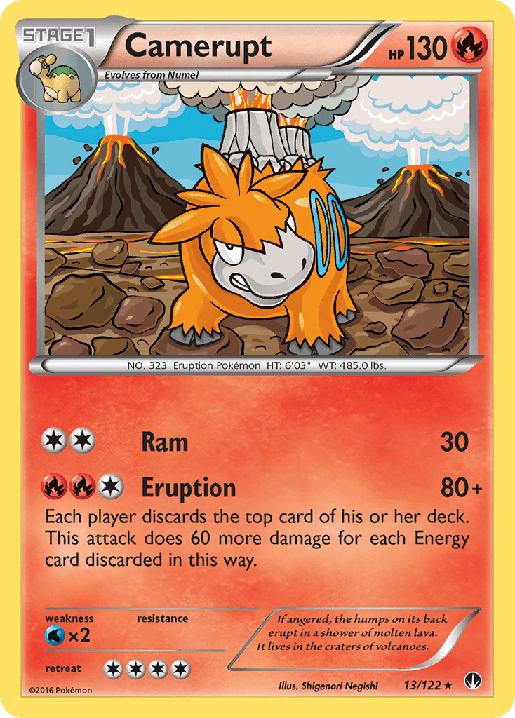 Camerupt BREAKpoint card
