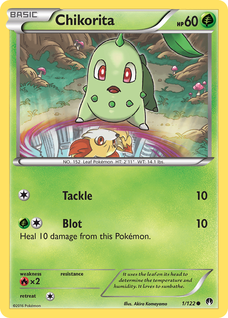 Chikorita BREAKpoint card
