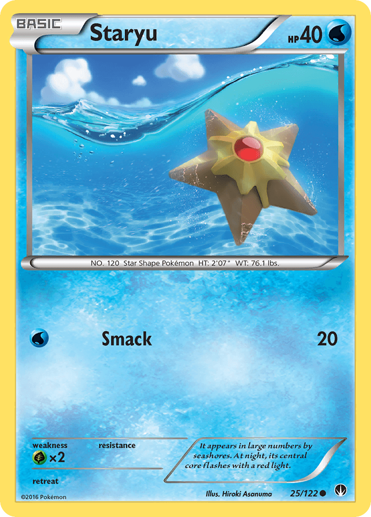 Staryu BREAKpoint card