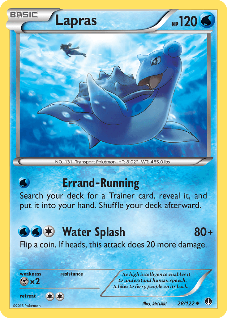 Lapras BREAKpoint card