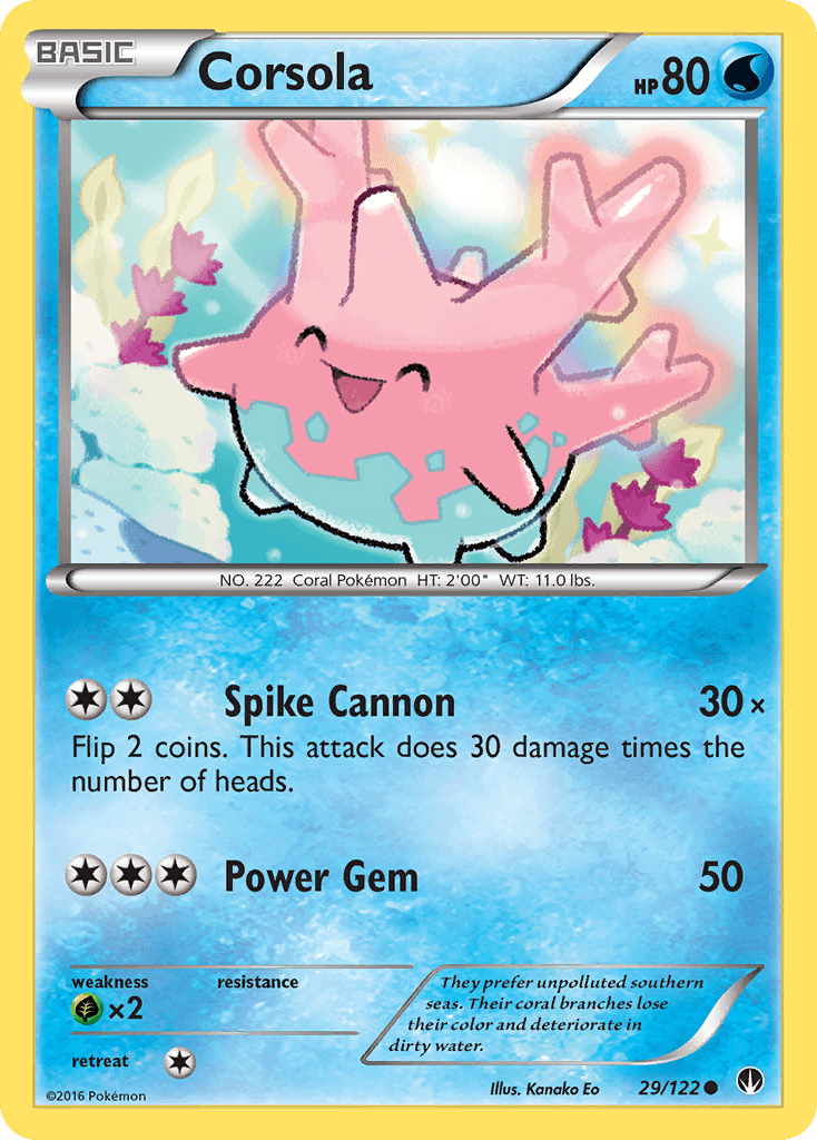 Corsola BREAKpoint card