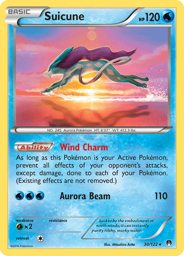 Suicune BREAKpoint card