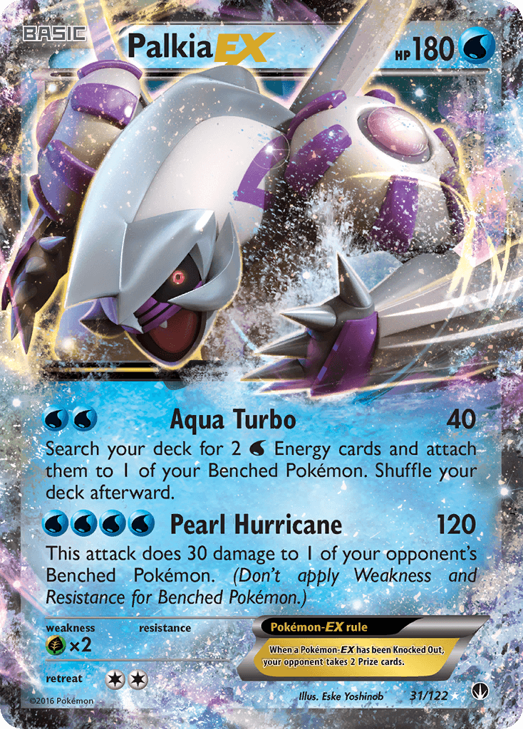 Palkia-EX BREAKpoint card
