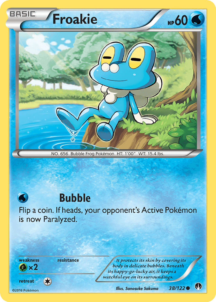 Froakie BREAKpoint card