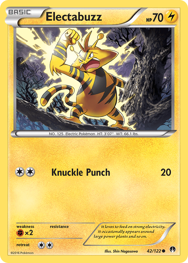 Electabuzz BREAKpoint card
