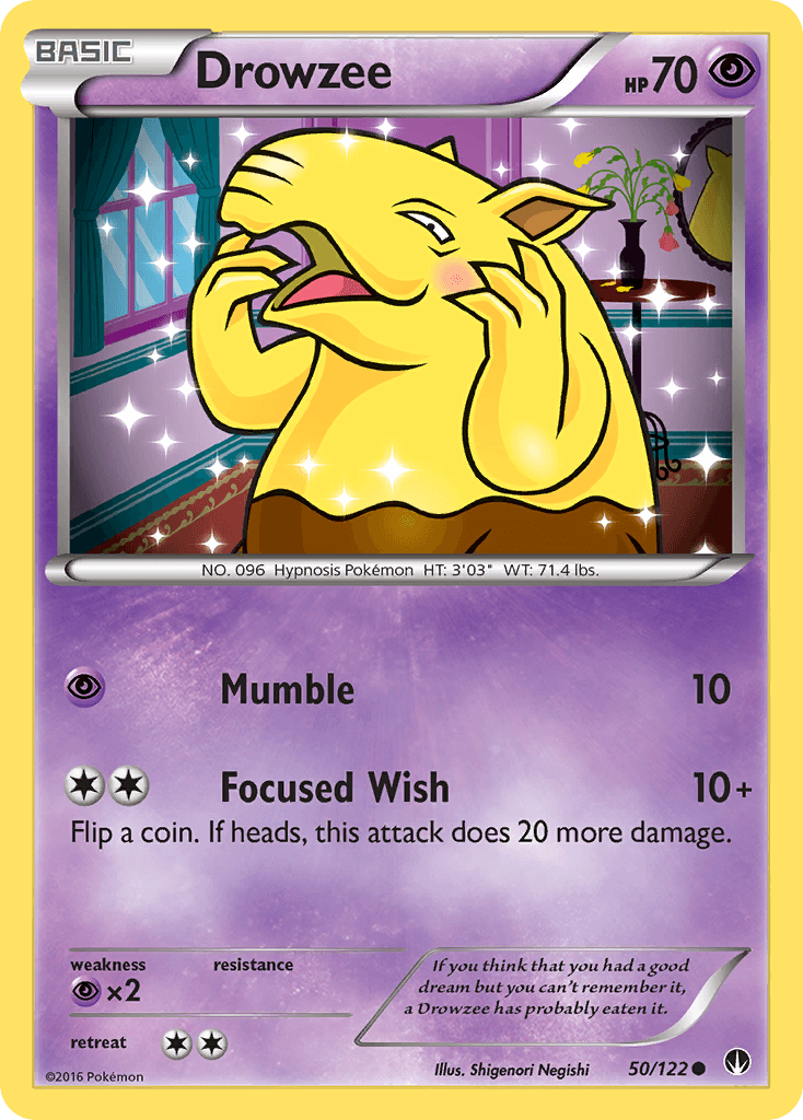 Drowzee BREAKpoint card
