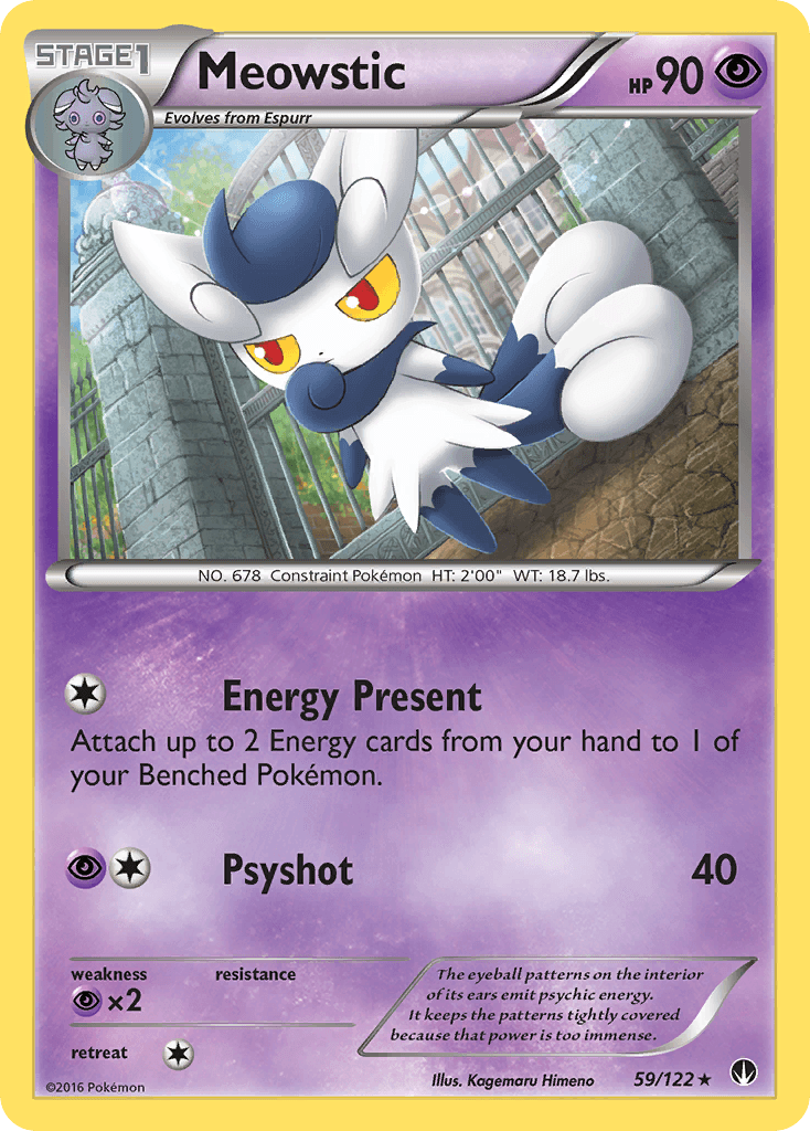 Meowstic BREAKpoint card