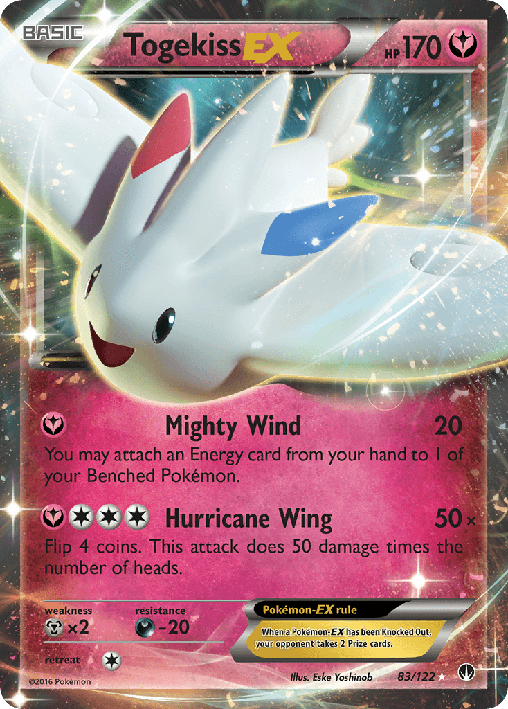 Togekiss-EX BREAKpoint card