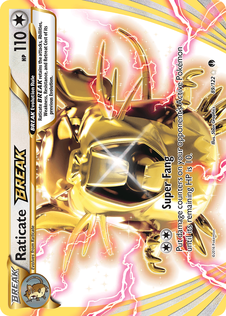 Raticate BREAK BREAKpoint card