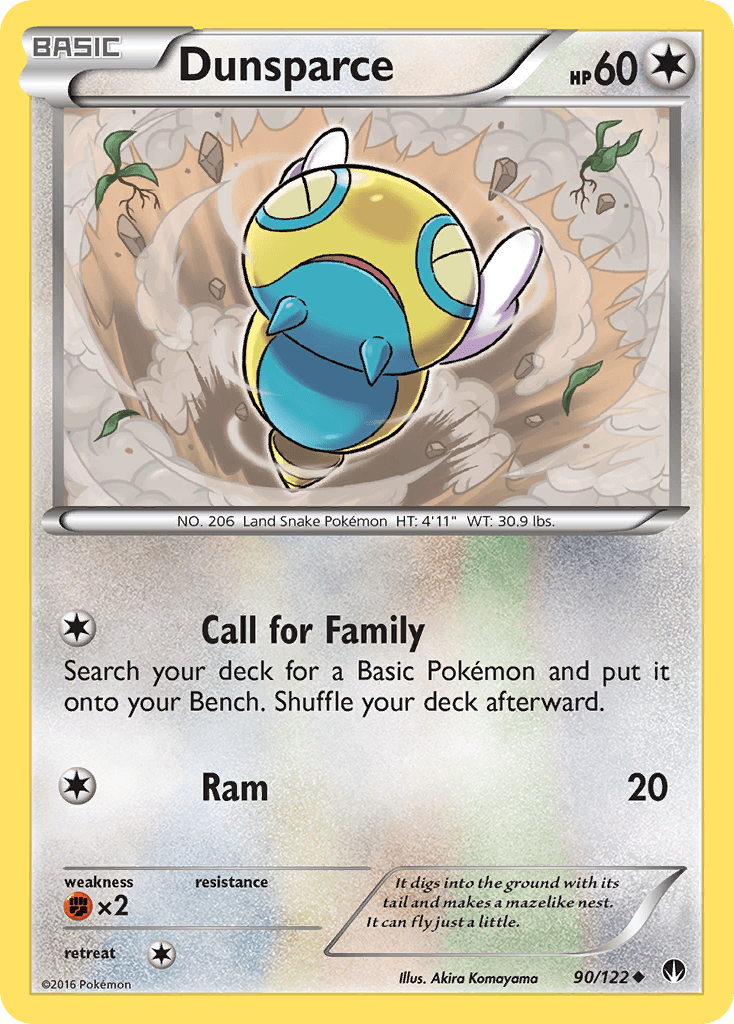 Dunsparce BREAKpoint card