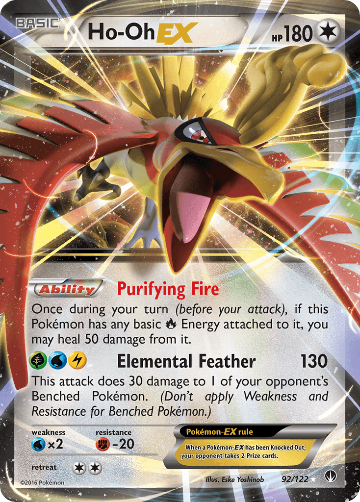 Ho-Oh-EX BREAKpoint card