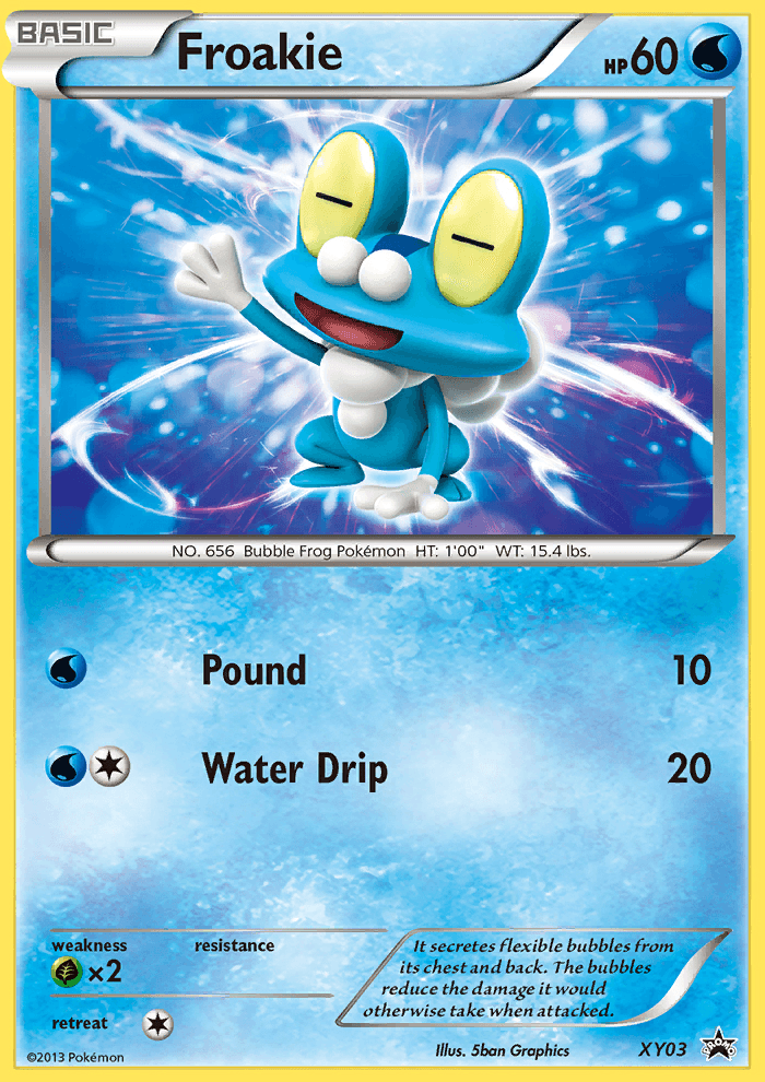 Froakie XY Black Star Promos card