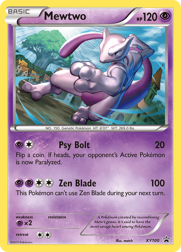 Mewtwo XY Black Star Promos card