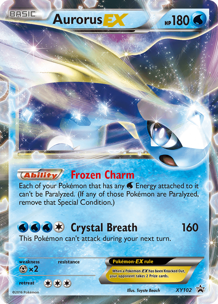 Aurorus-EX XY Black Star Promos card
