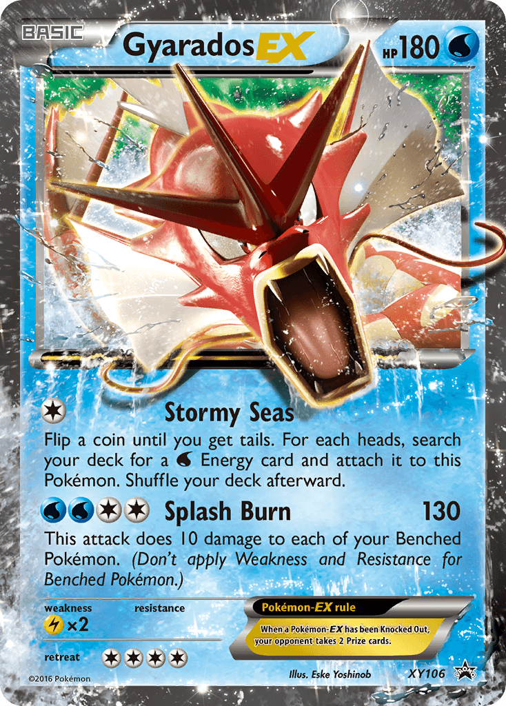 Gyarados-EX XY Black Star Promos card