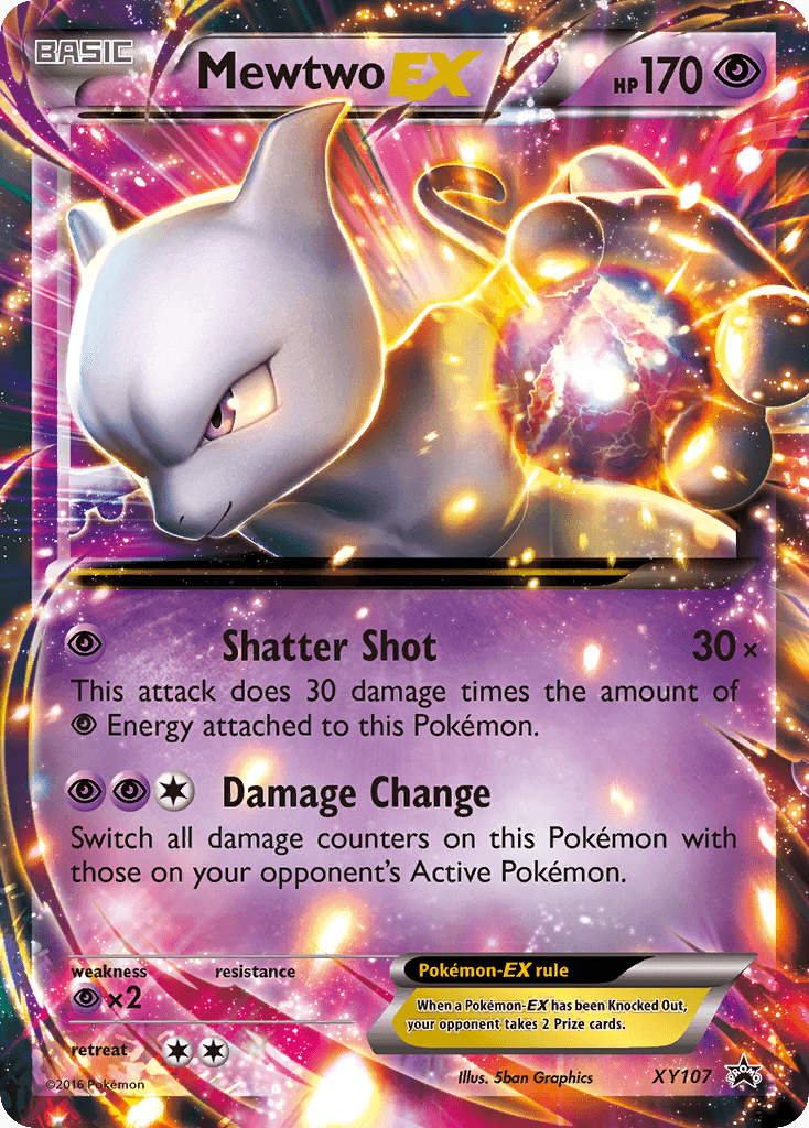 Mewtwo-EX XY Black Star Promos card