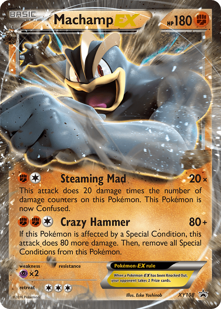 Machamp-EX XY Black Star Promos card