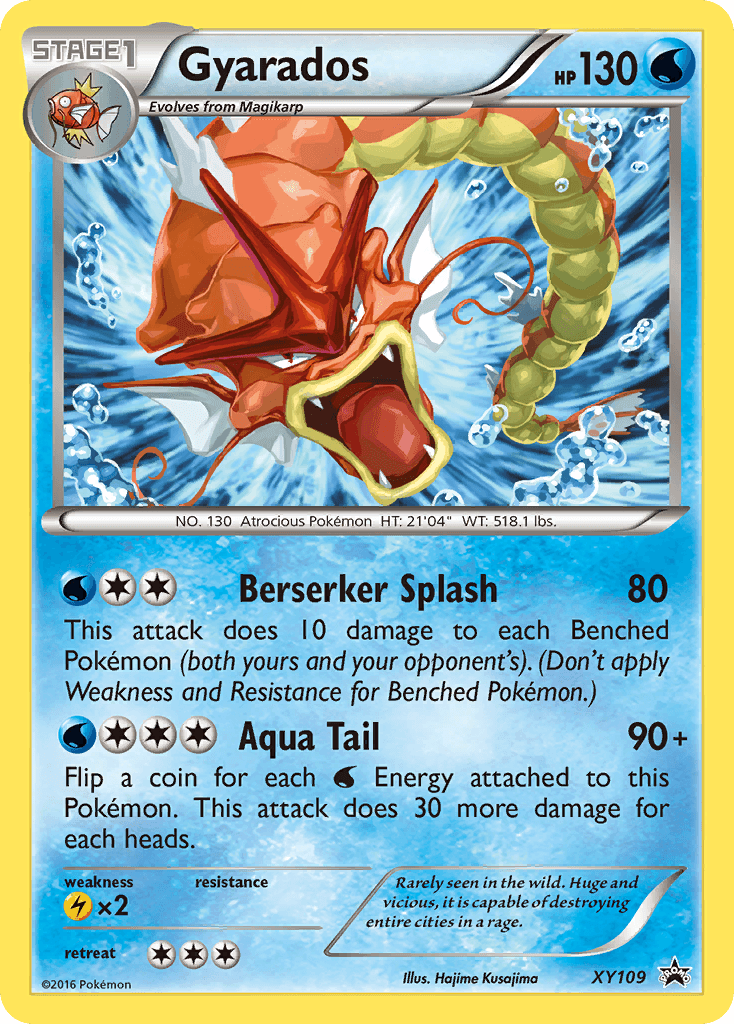 Gyarados XY Black Star Promos card